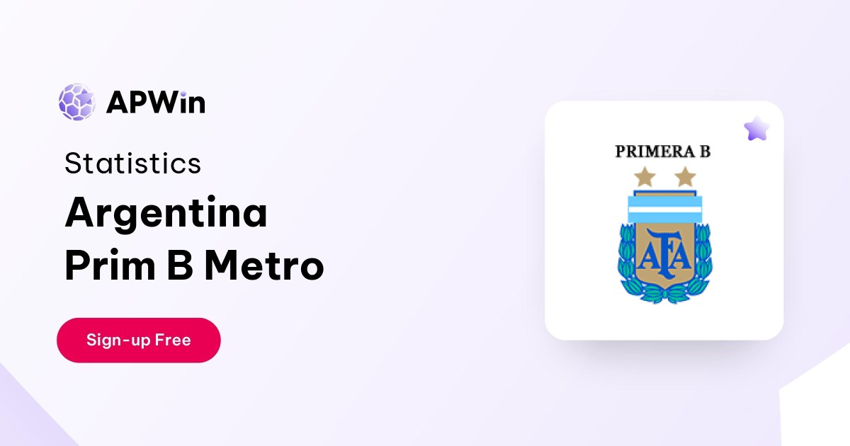 Argentina Prim B Metro 2023 Table & Stats