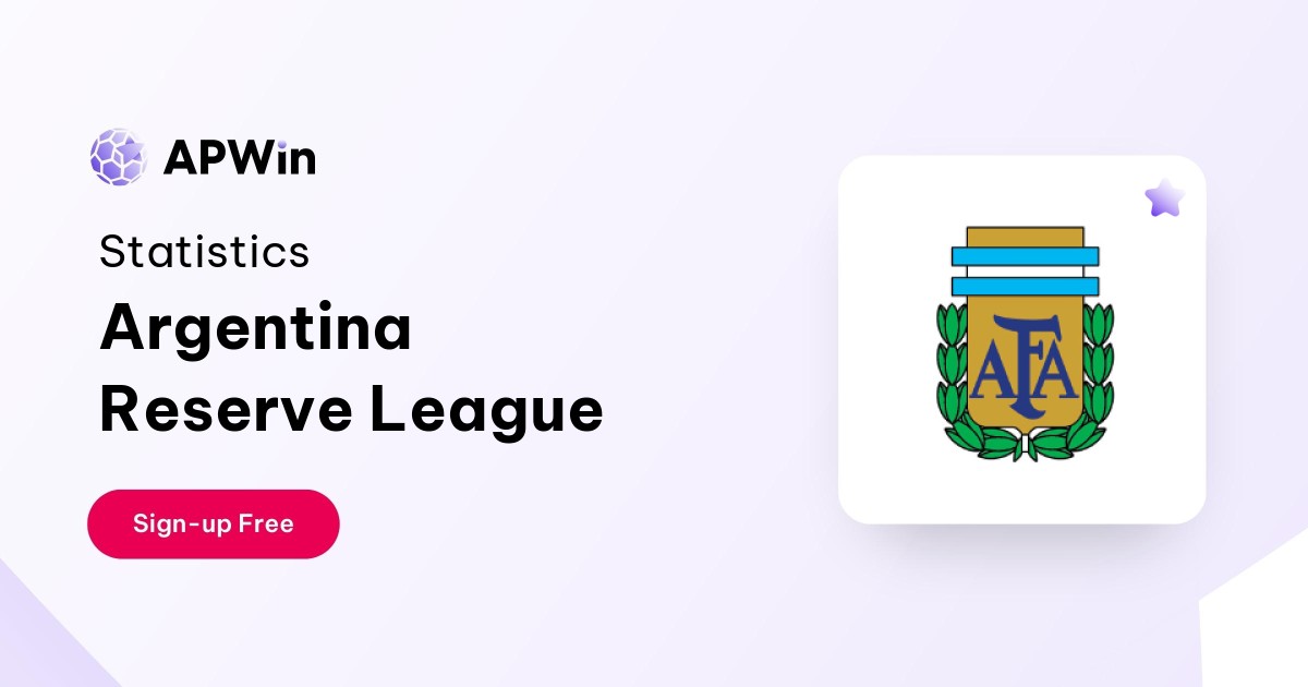 Reserve League Over 2.5 Goals - 0.5, 1.5, 3.5 Stats (Argentina)