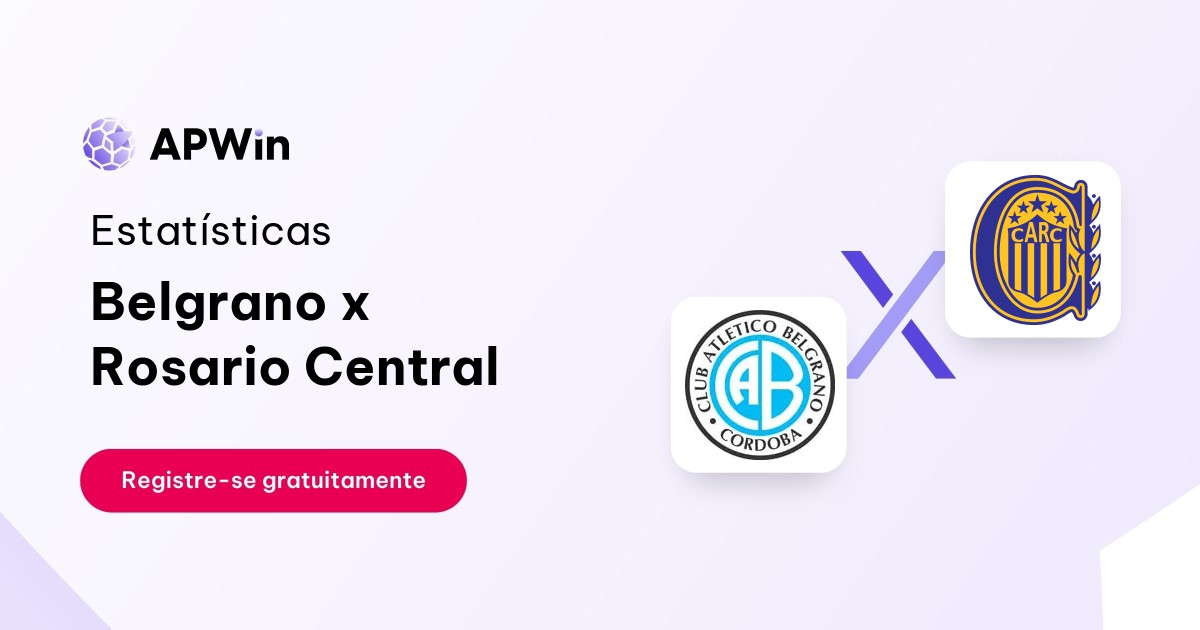 Belgrano x Rosario Central: Estatísticas - 28/07/2023 | APWin