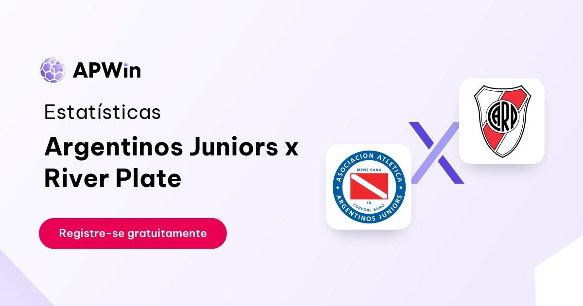 Argentinos Juniors x River Plate: Estatísticas - 20/08/2023 | APWin