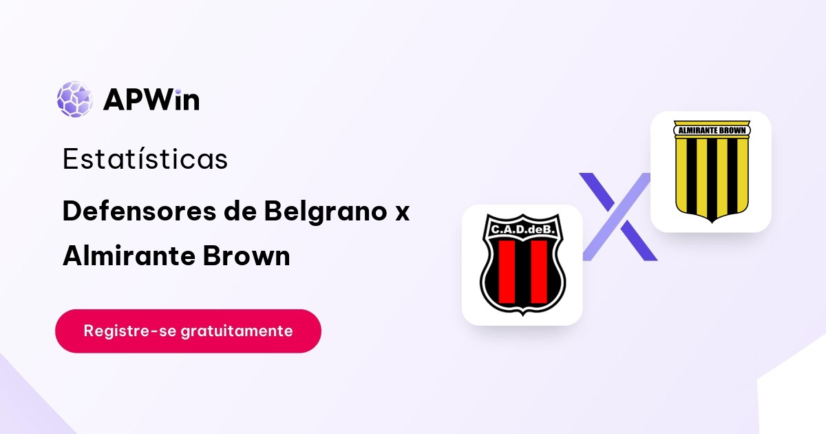 Atlanta x Almirante Brown Estatísticas Confronto Direto