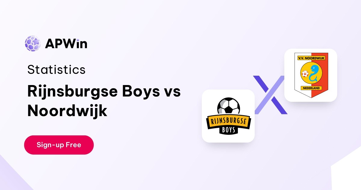 Rijnsburgse Boys vs Noordwijk Preview, Livescore, Odds
