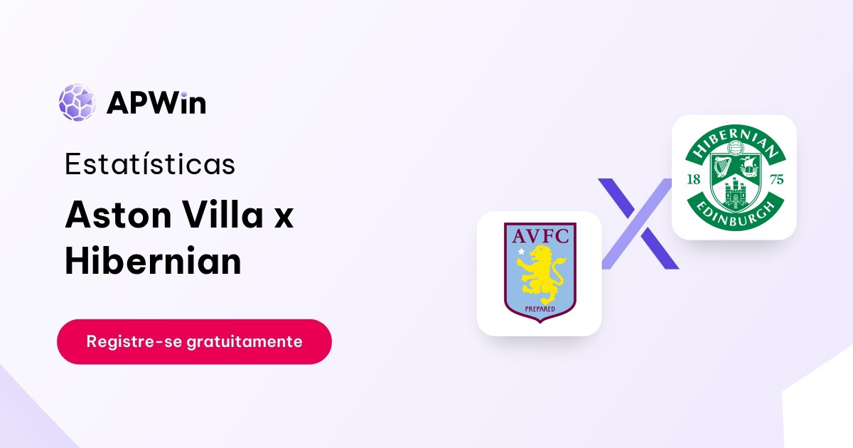 Aston Villa x Hibernian: Estatísticas - 31/08/2023 | APWin