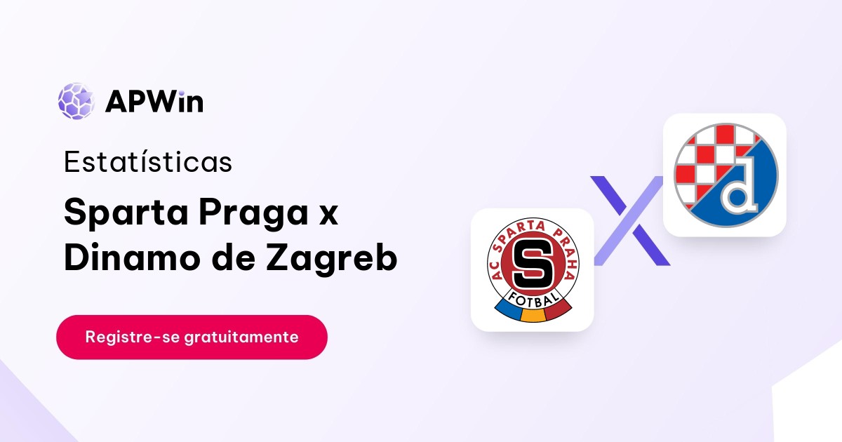 Sparta Praha x Dinamo Zagreb: Estatísticas - 31/08/2023 | APWin