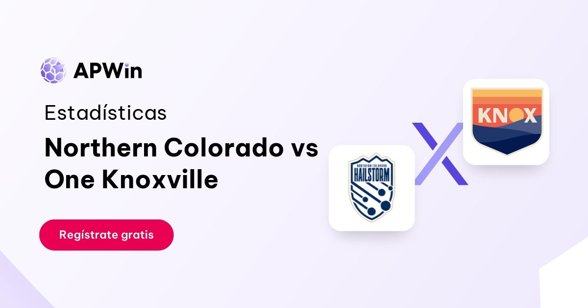 Northern Colorado vs One Knoxville: En vivo, Estadísticas y Cuotas