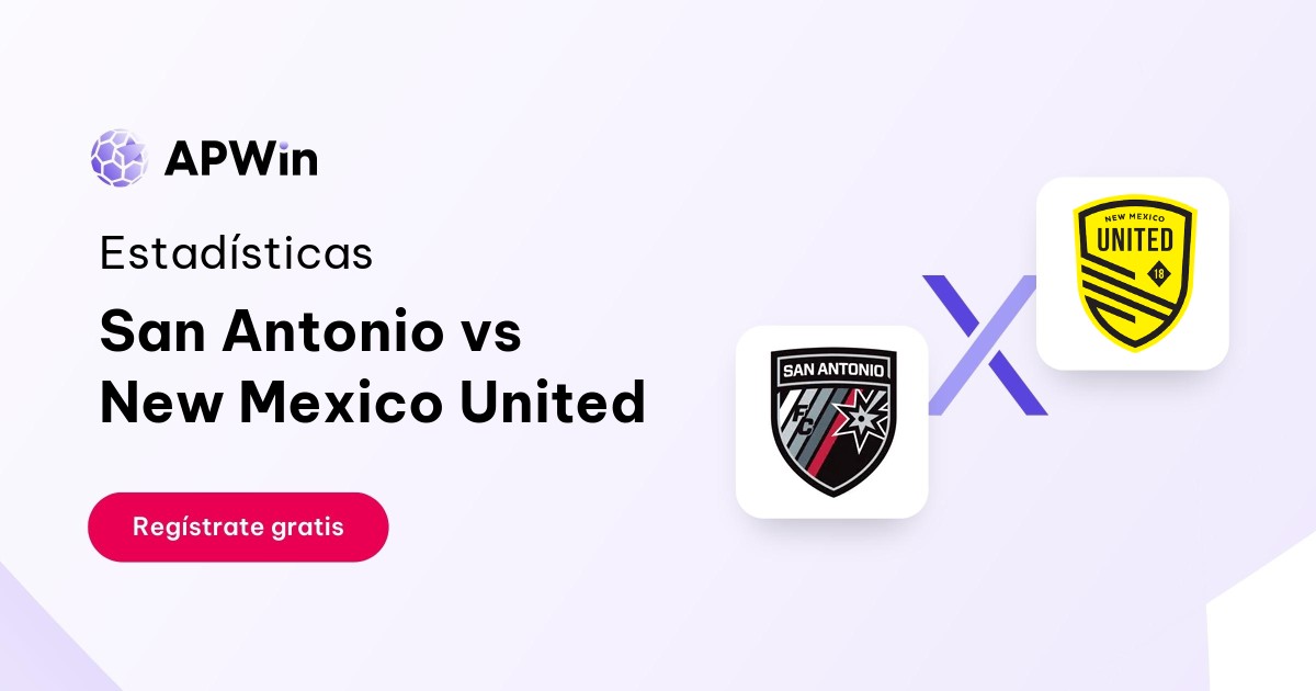 San Antonio vs New Mexico United: En vivo, Resultado y Estadísticas