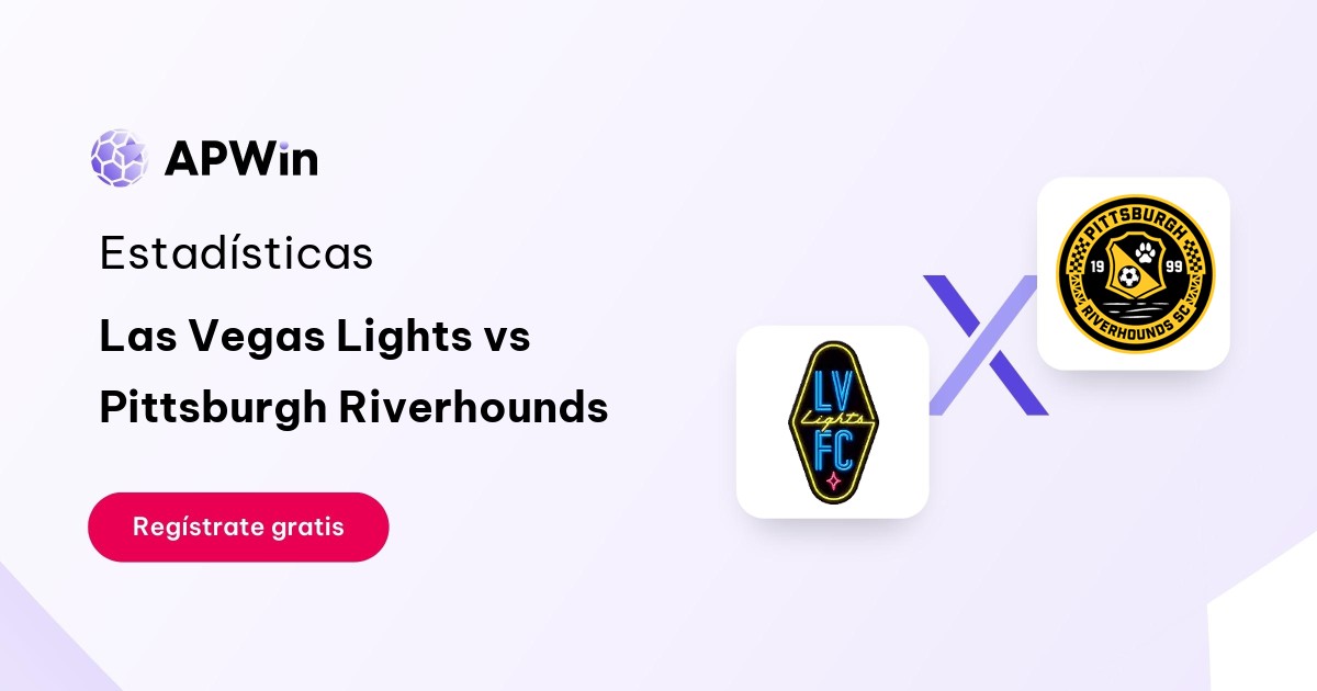 Las Vegas Lights vs Pittsburgh Riverhounds: En vivo, Resultado y Estadísticas