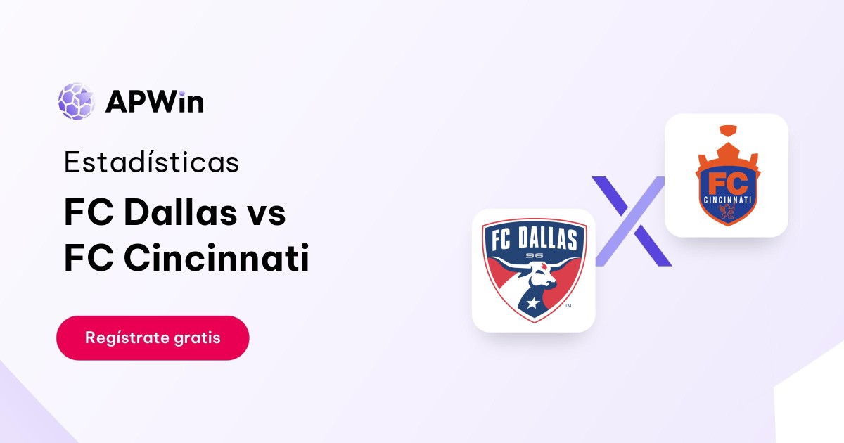 FC Dallas vs FC Cincinnati: En vivo, Resultado y Estadísticas