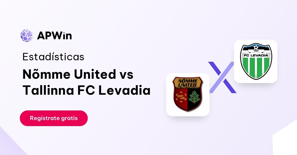 Nõmme United vs Tallinna FC Levadia: En vivo y Cuotas