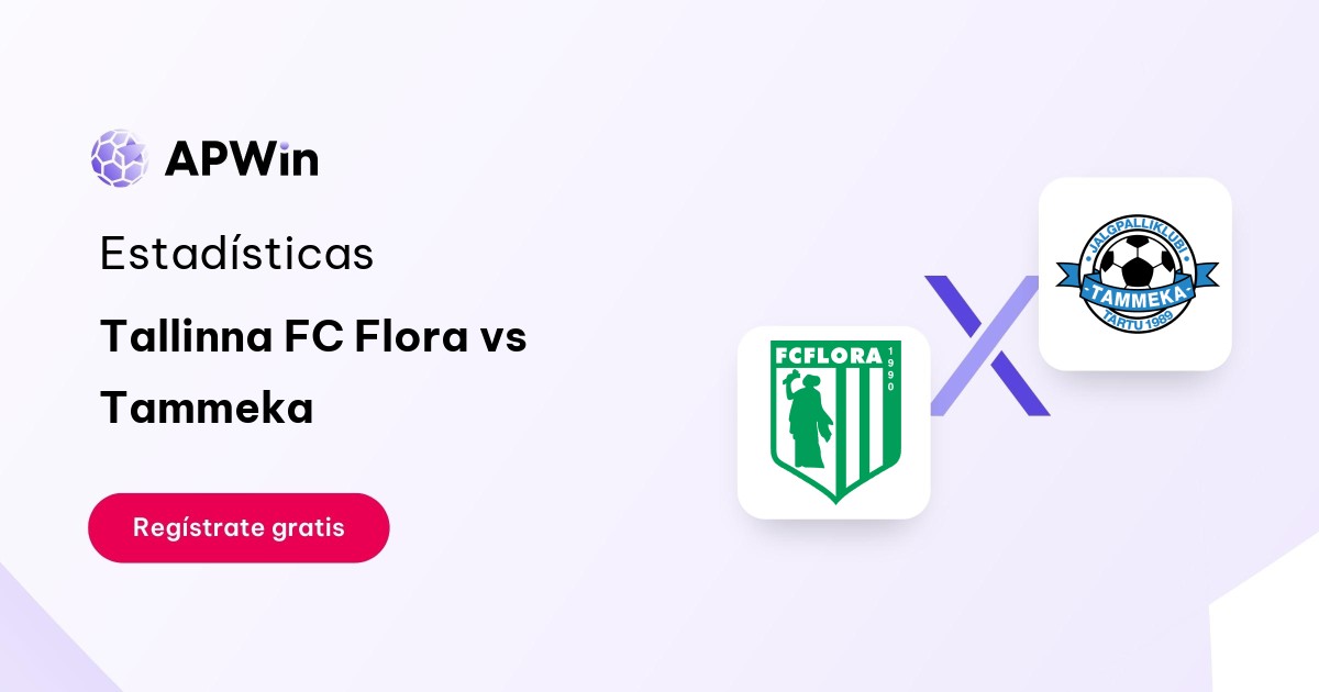 Tallinna FC Flora vs Tammeka: En vivo, Estadísticas y Cuotas