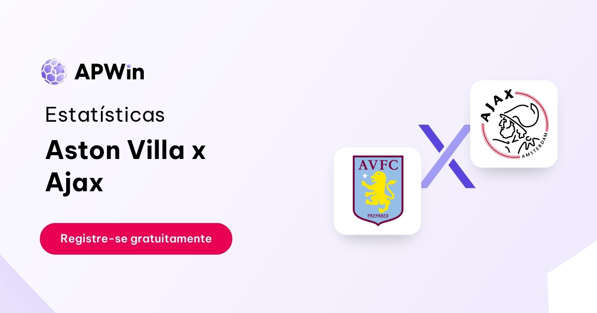 Aston Villa x Ajax: Estatísticas, Placar e Odds | APWin