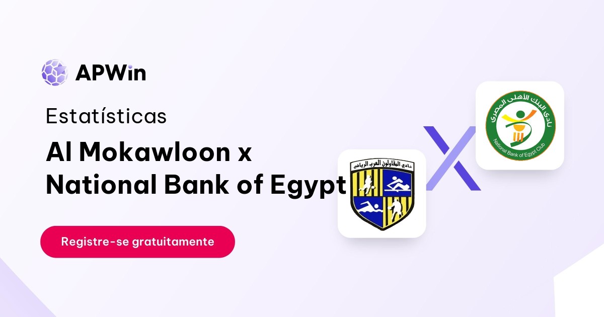 Al Mokawloon x National Bank of Egypt: Placar ao Vivo, H2H e Resultados