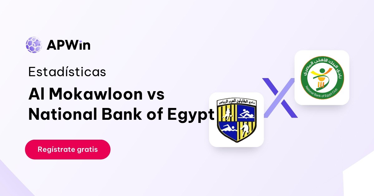 Al Mokawloon vs National Bank of Egypt: En vivo, Resultado y Estadísticas