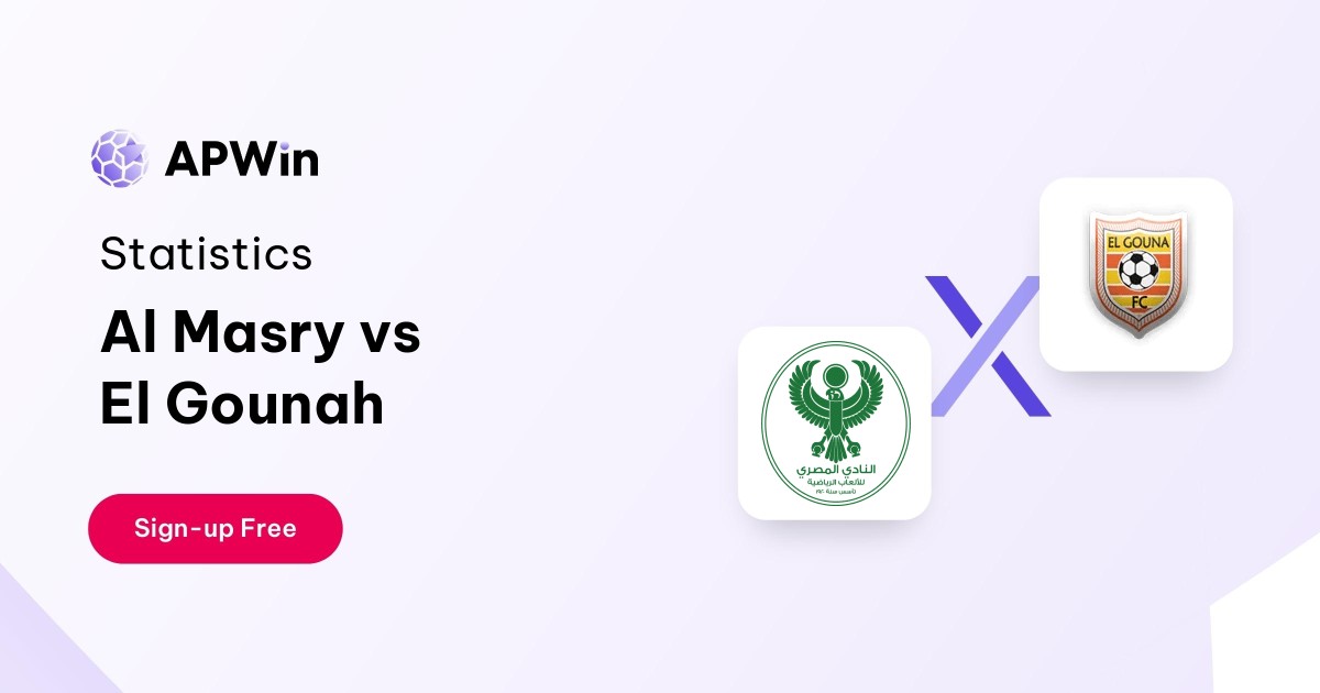 Al Masry vs El Gounah Preview, Livescore and H2H