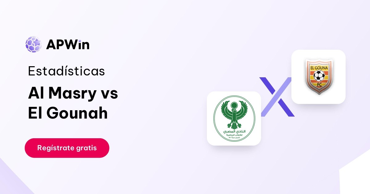 Al Masry vs El Gounah: En vivo, Resultado y Estadísticas