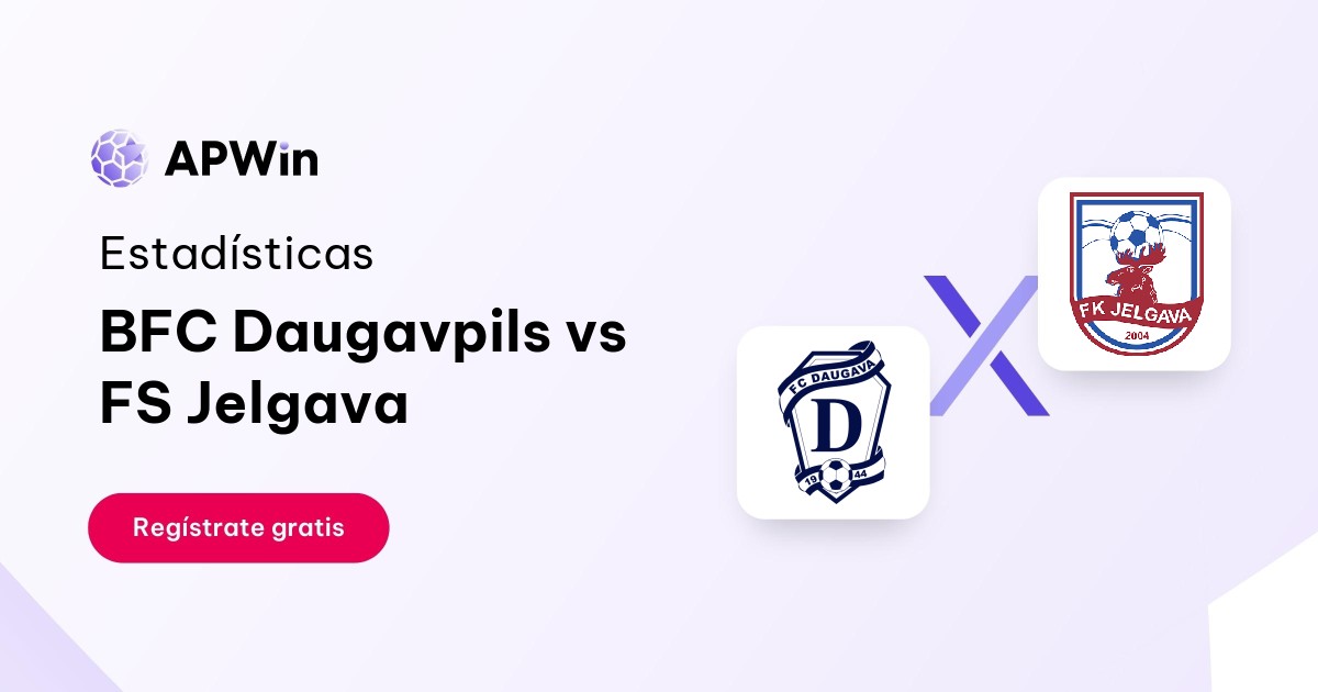 BFC Daugavpils vs FS Jelgava: En vivo, Estadísticas y Cuotas