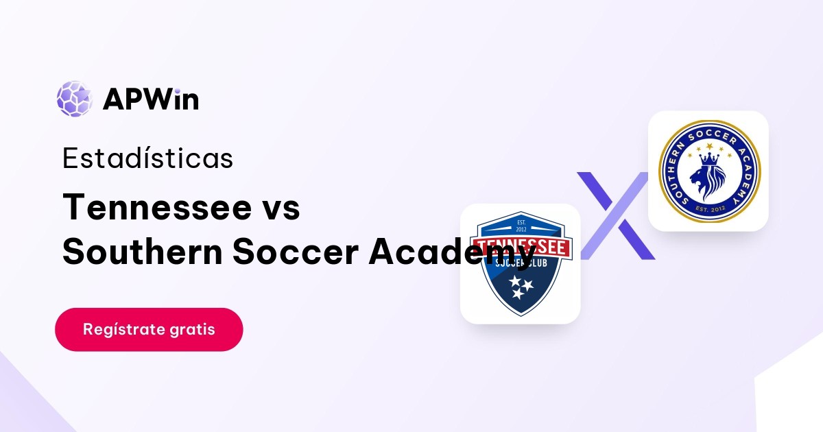 Tennessee vs Southern Soccer Academy: En vivo y Cuotas