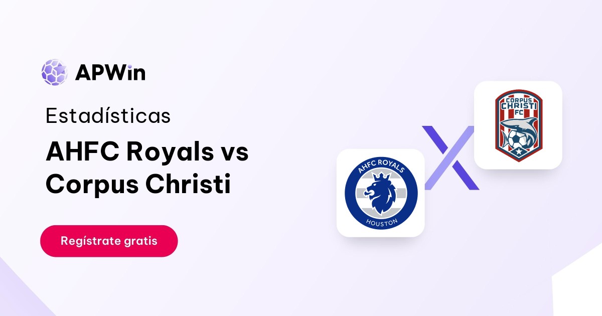 AHFC Royals vs Corpus Christi: En vivo, Estadísticas y Cuotas