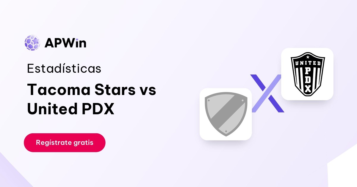 Tacoma Stars vs United PDX: En vivo, Estadísticas y Cuotas