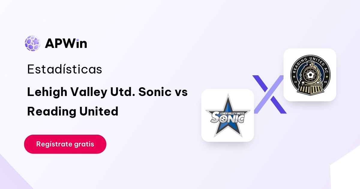 Lehigh Valley Utd. Sonic vs Reading United: En vivo, Resultado y Estadísticas