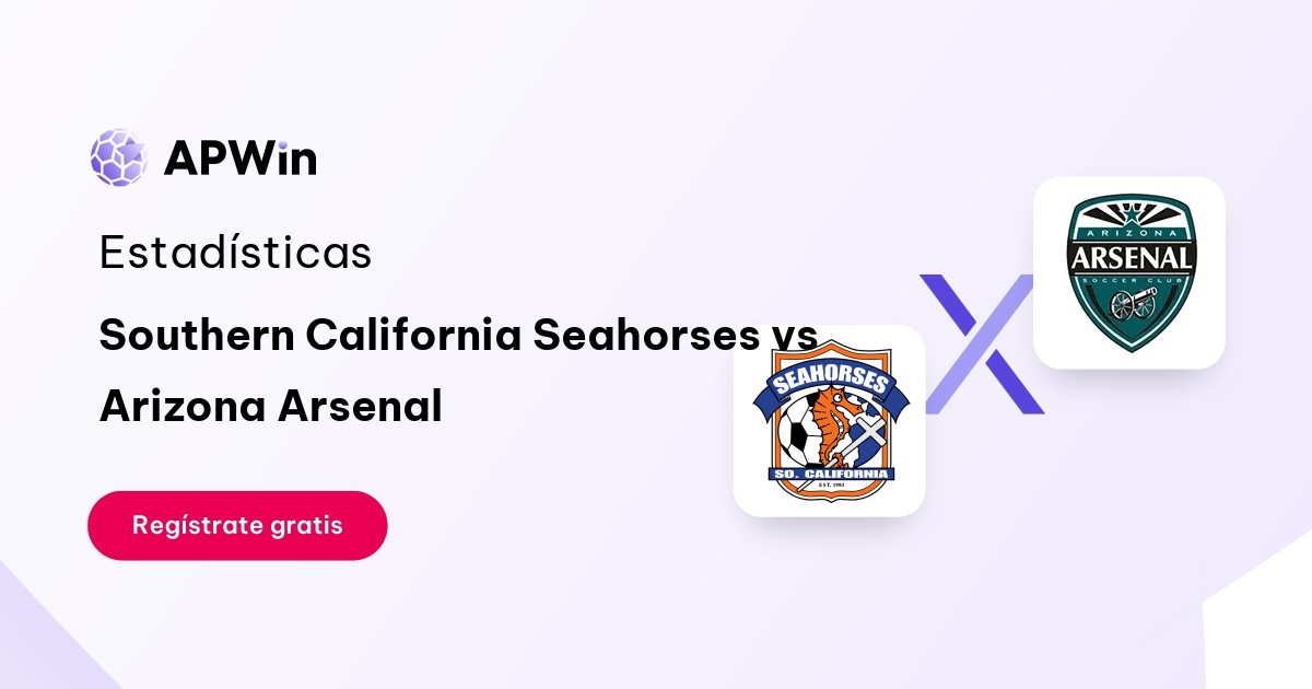 Southern California Seahorses vs Arizona Arsenal: En vivo, Resultado y Estadísticas