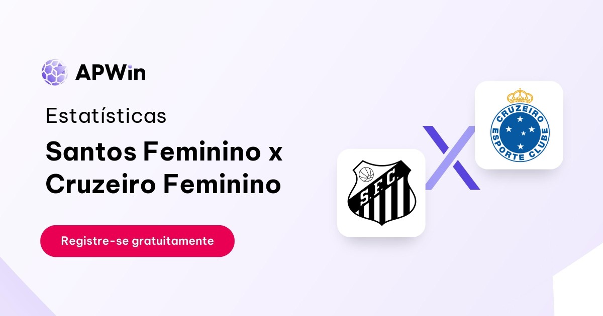 Santos Feminino x Cruzeiro Feminino: Estatísticas, Placar e Odds