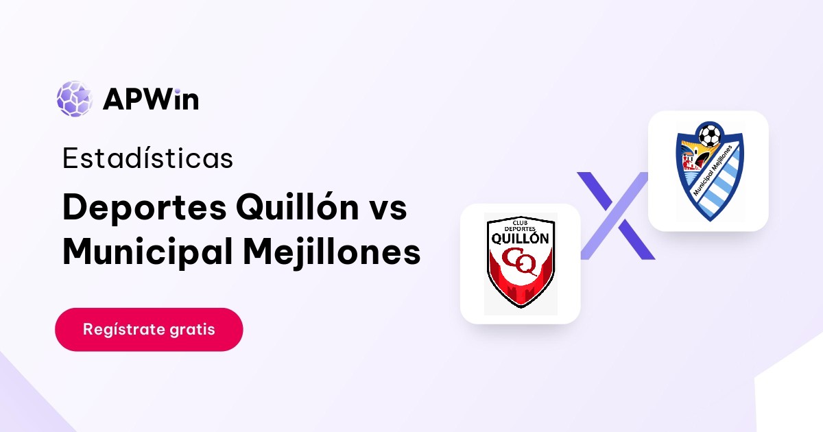 Deportes Quillón vs Municipal Mejillones: En vivo, Resultado y Estadísticas