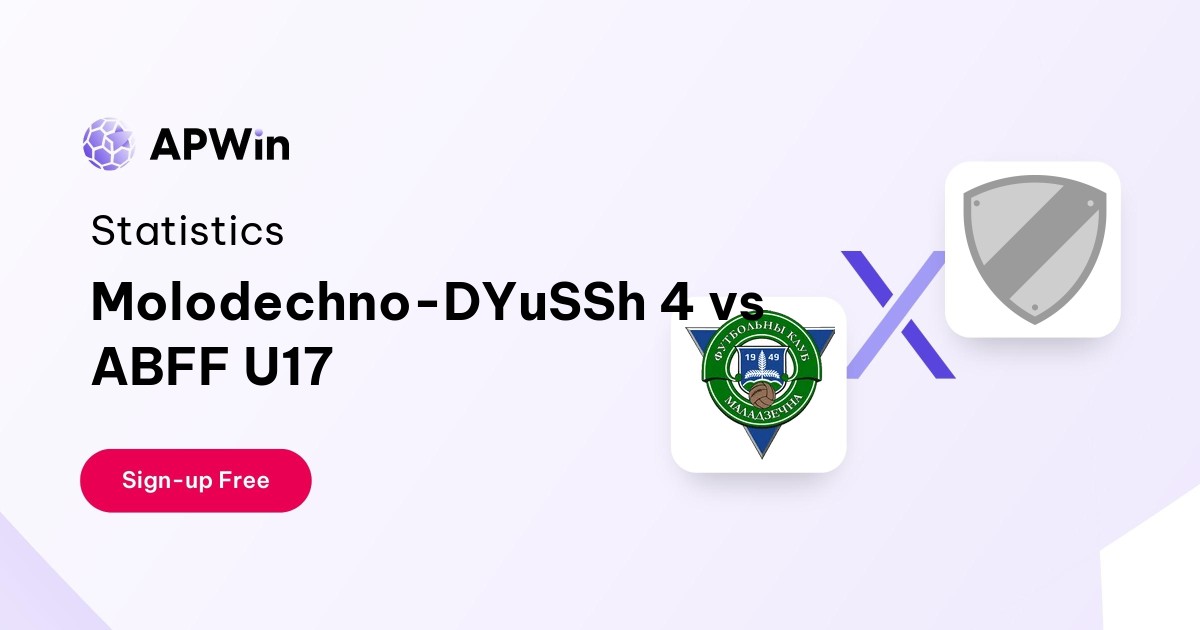 Molodechno-DYuSSh 4 vs ABFF U17 Preview, Livescore, Odds