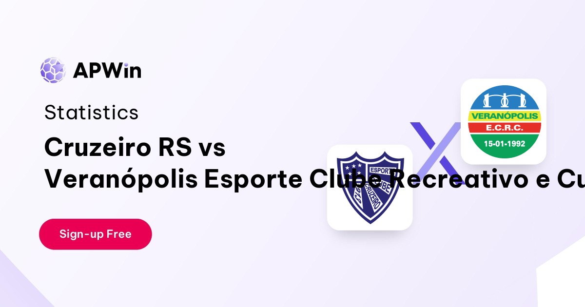 Cruzeiro RS vs Veranópolis Esporte Clube Recreativo e Cultural Preview, Livescore and H2H