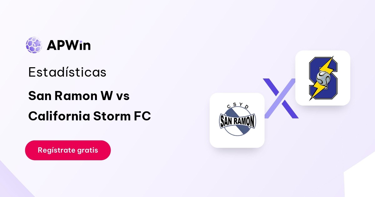San Ramon Femenino vs California Storm FC: En vivo, Resultado y Estadísticas