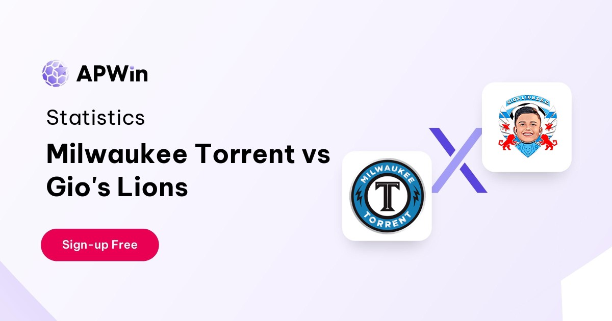 Milwaukee Torrent vs Gio's Lions Preview, Livescore and H2H