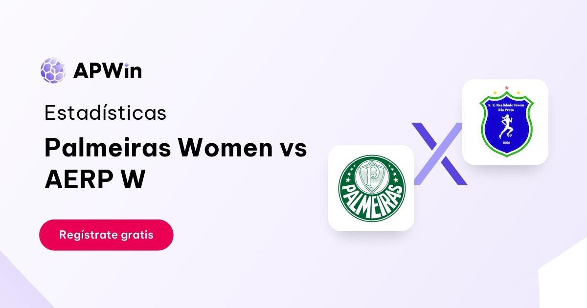 Palmeiras Women vs AERP Femenino: En vivo, Resultado y Estadísticas