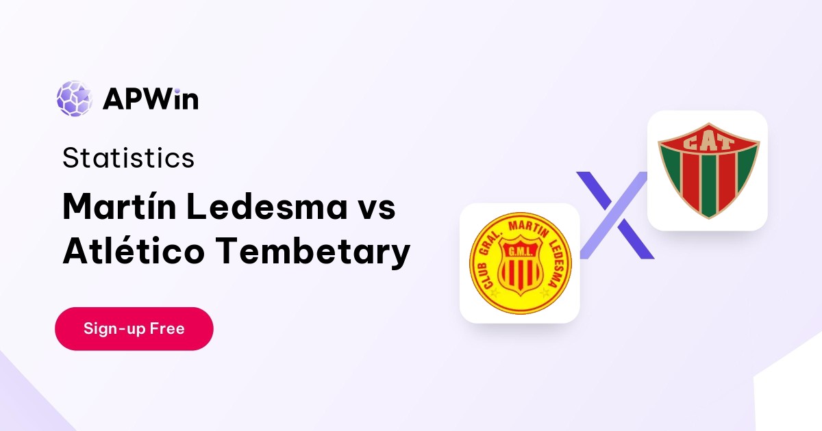 Martín Ledesma vs Atlético Tembetary Preview, Livescore, Odds