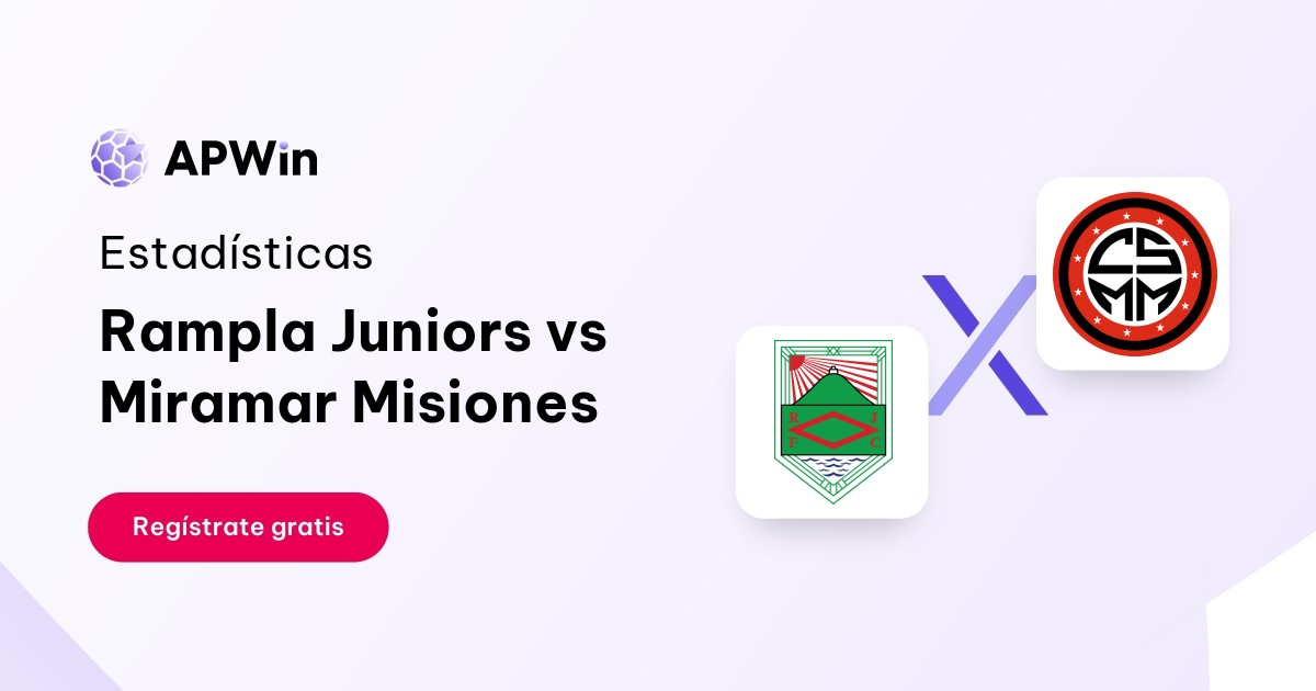 Rampla Juniors vs Miramar Misiones: En vivo, Resultado y Estadísticas