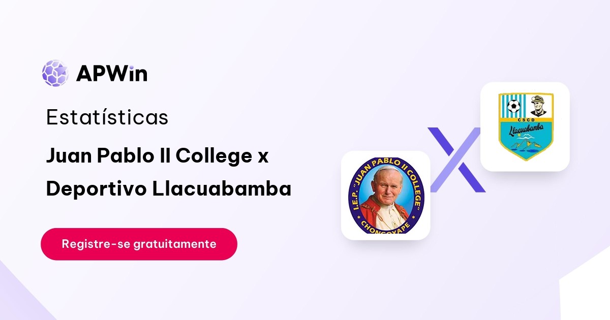 Juan Pablo II College x Deportivo Llacuabamba: Placar ao Vivo, H2H e Resultados