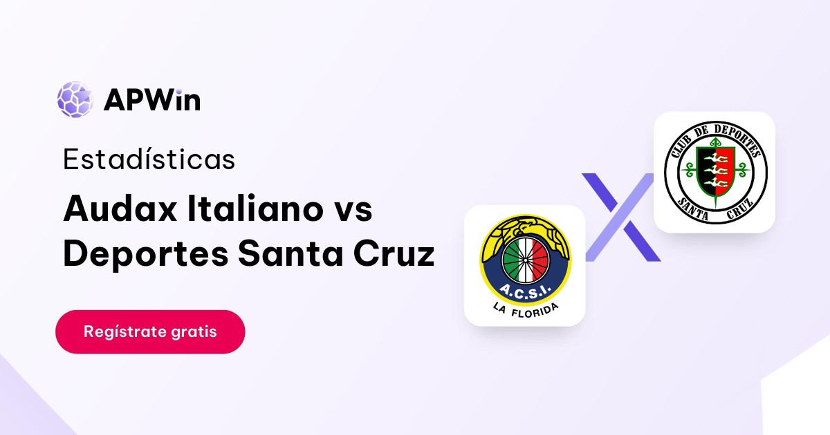 Audax Italiano vs Deportes Santa Cruz: En vivo, Resultado y Estadísticas