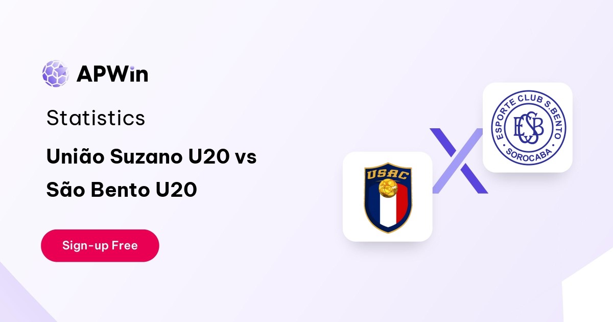 União Suzano U20 vs São Bento U20 Preview, Livescore and H2H