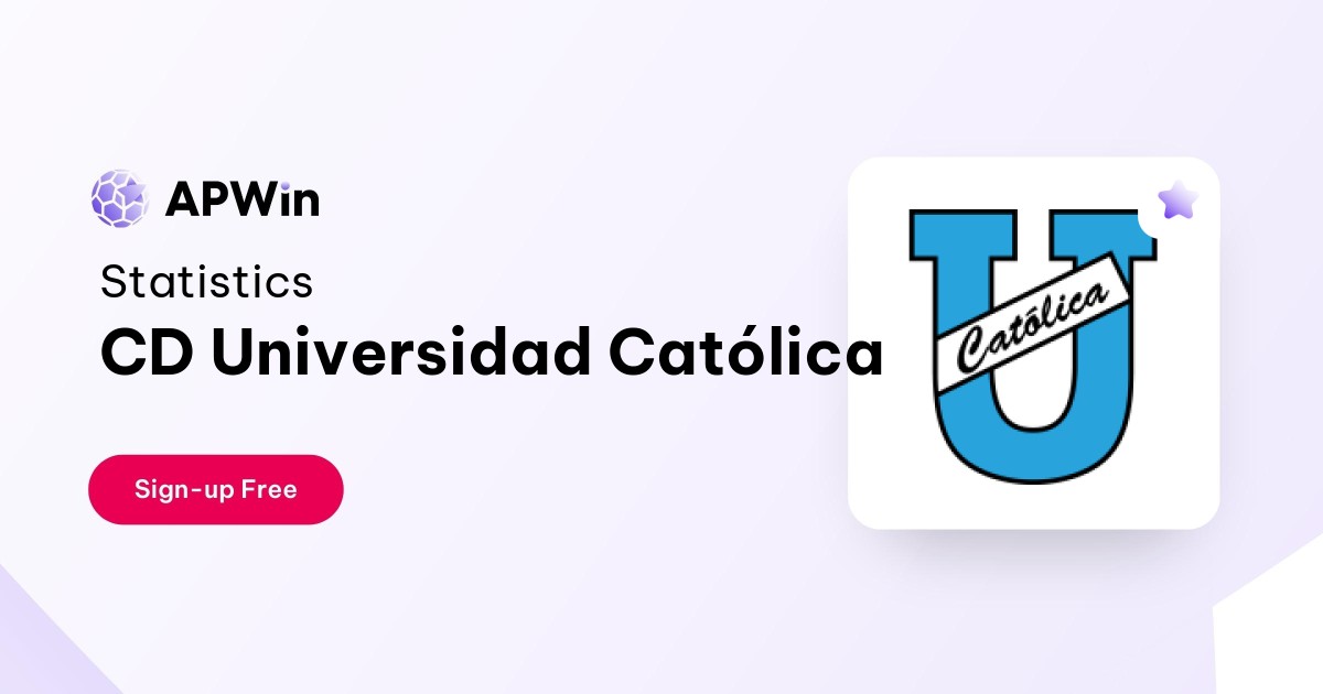 CD Universidad Católica Matches, Results and Statistics APWin