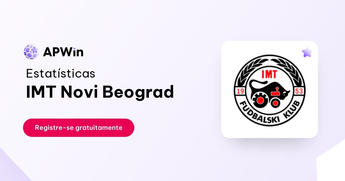 Prognóstico IMT Novi Beograd Novi Pazar