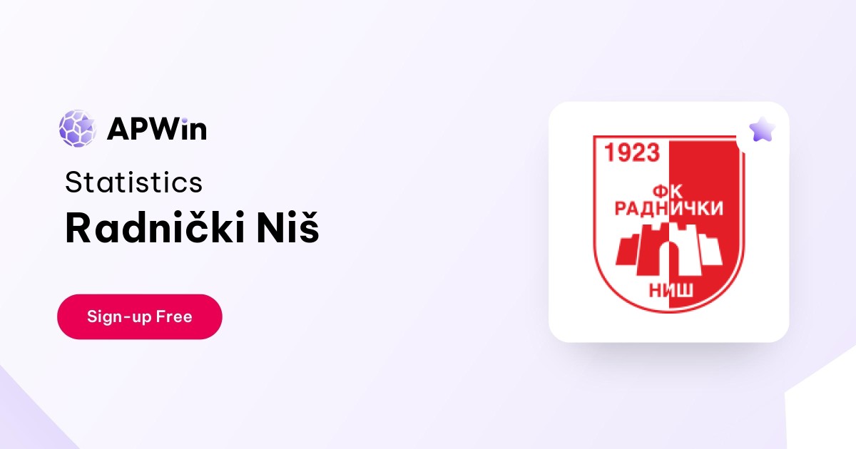 Radnicki Nis - Fixtures, tables & standings, players, stats and news